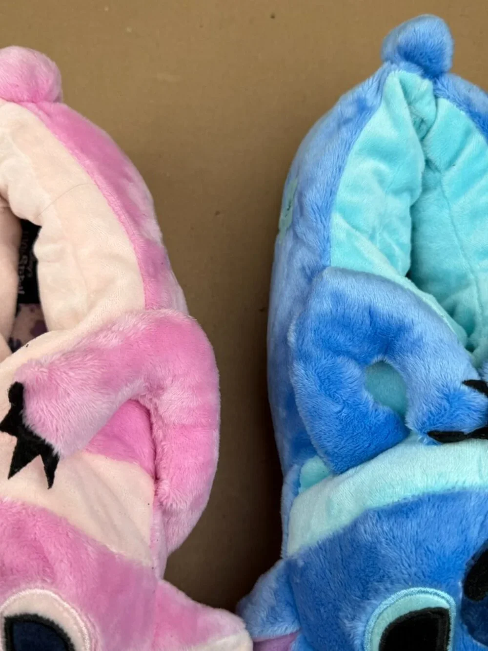 Disney Lilo & Stitch & Angel Plush Slippers Kids Character House Shoes Size M